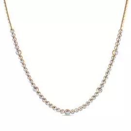 Золотое Колье c бриллиантами