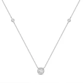 Золотое колье c бриллиантами