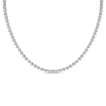 Золотое колье c бриллиантами