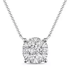 Золотое колье c бриллиантами