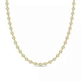 Золотое колье c бриллиантами