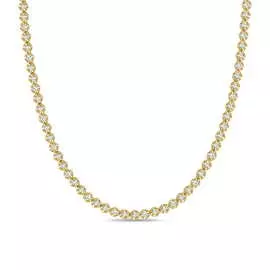 Золотое колье c бриллиантами