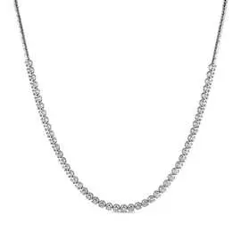 Золотое колье c бриллиантами