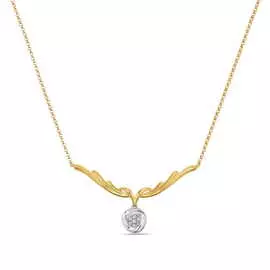 Золотое Колье c бриллиантами