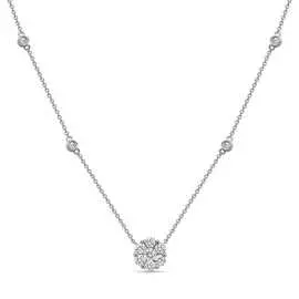 Золотое колье c бриллиантами