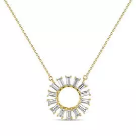 Золотое колье c бриллиантами