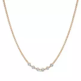 Золотое колье c бриллиантами