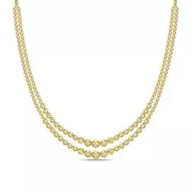 Золотое колье c бриллиантами