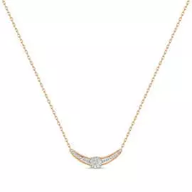 Золотое Колье c бриллиантами