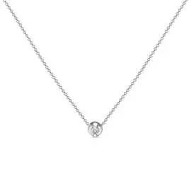 Золотое колье c бриллиантом