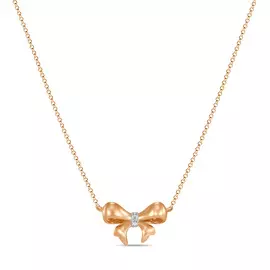 Золотое колье c бриллиантом