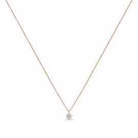 Золотое Колье c бриллиантом