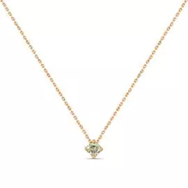 Золотое Колье c бриллиантом