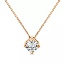 Золотое Колье c бриллиантом