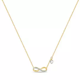 Золотое Колье c фианитами