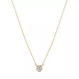 Золотое Колье c фианитом