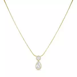 Золотое Подвеска c бриллиантами