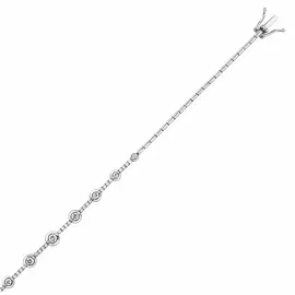 Золотой браслет c бриллиантами