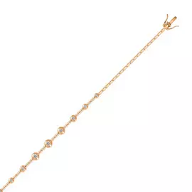 Золотой Браслет c бриллиантами