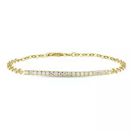 Золотой браслет c бриллиантами