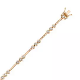 Золотой браслет c бриллиантами