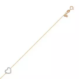 Золотой Браслет c бриллиантами