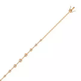 Золотой браслет c бриллиантами