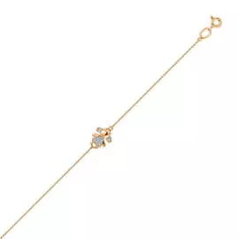 Золотой браслет c бриллиантами