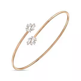 Золотой браслет c фианитами