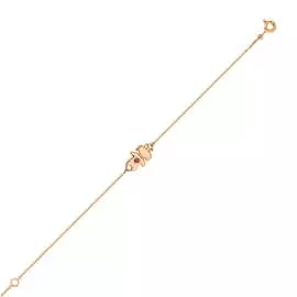 Золотой браслет c рубином