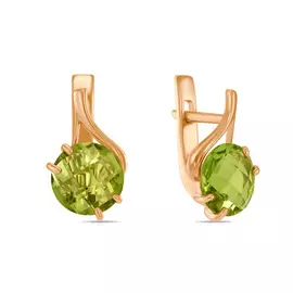 Золотые Серьги c алпанитами