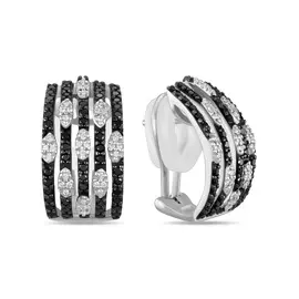 Золотые Серьги c бриллиантами