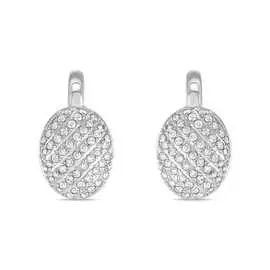 Золотые серьги c бриллиантами