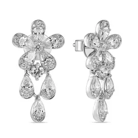 Золотые Серьги c бриллиантами