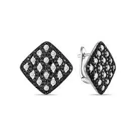 Золотые Серьги c бриллиантами