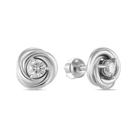 Золотые Серьги c бриллиантами