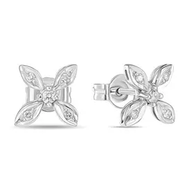 Золотые Серьги c бриллиантами