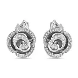 Золотые Серьги c бриллиантами