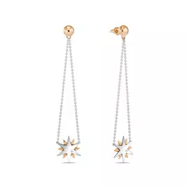 Золотые Серьги c бриллиантами