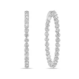 Золотые Серьги c бриллиантами