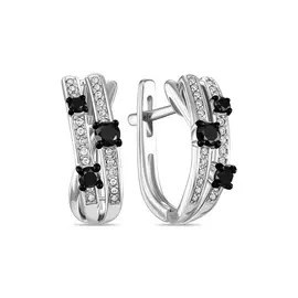 Золотые Серьги c бриллиантами