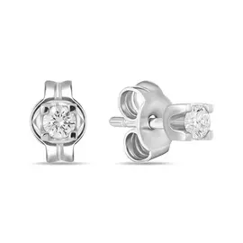 Золотые Серьги c бриллиантами