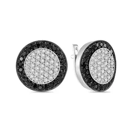 Золотые Серьги c бриллиантами