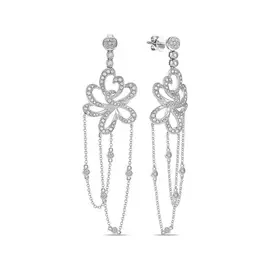 Золотые Серьги c бриллиантами