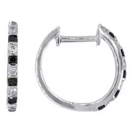 Золотые серьги c бриллиантами