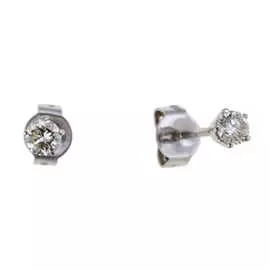 Золотые серьги c бриллиантами