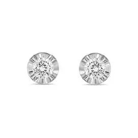 Золотые Серьги c бриллиантами