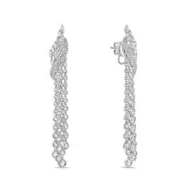 Золотые серьги c бриллиантами