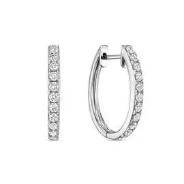 Золотые серьги c бриллиантами