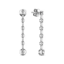 Золотые Серьги c бриллиантами